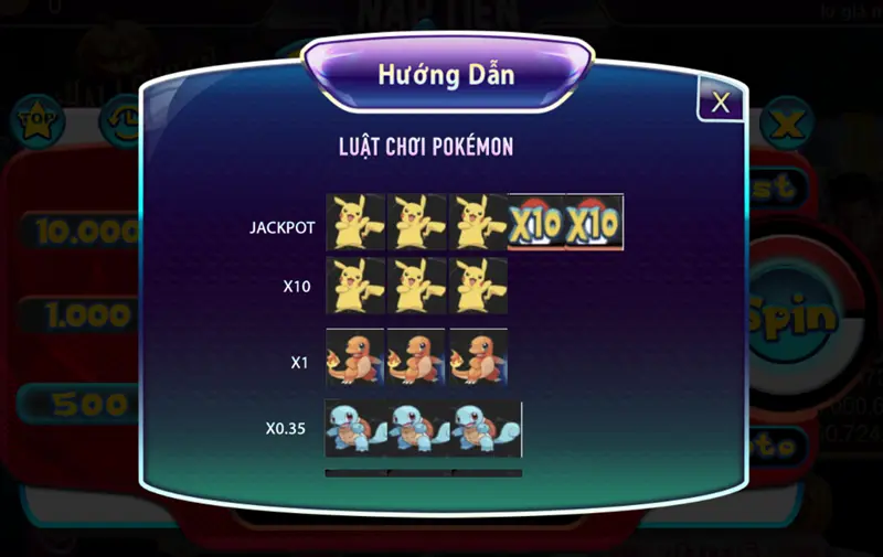 Pokemon 789club: Mini game đỉnh cao không thể bỏ lỡ 4 Quy luật cơ bản của trò chơi nổ hũ Pokemon tại 789club
