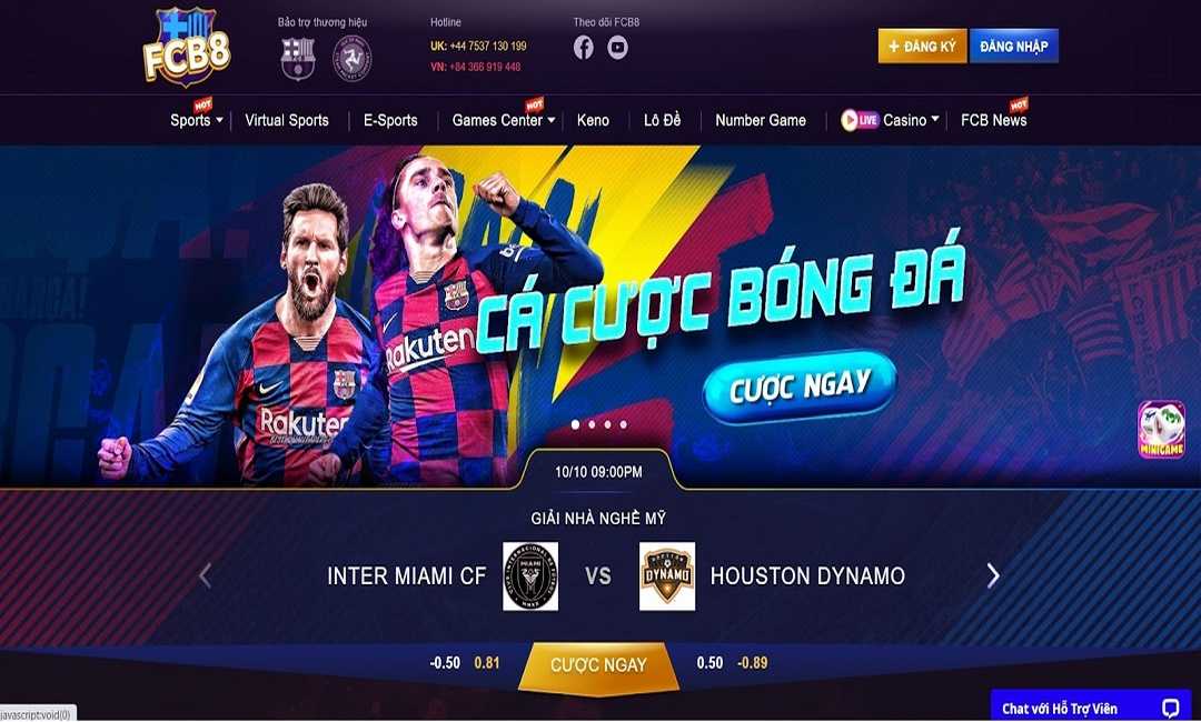 Đăng ký tài khoản thành viên ngay tại FCB8