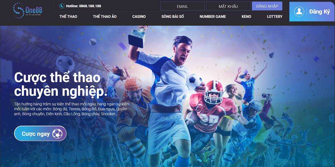 Tập hợp mọi thể loại cá cược tại One88