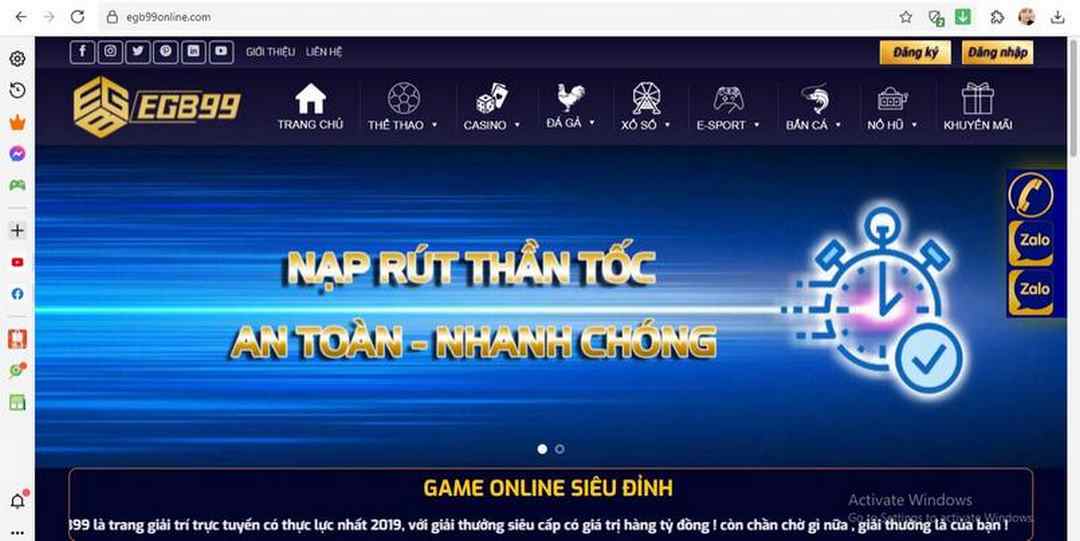 Nhà cái EGB99 có ứng dụng di động mà người chơi có thể tải xuống dễ dàng