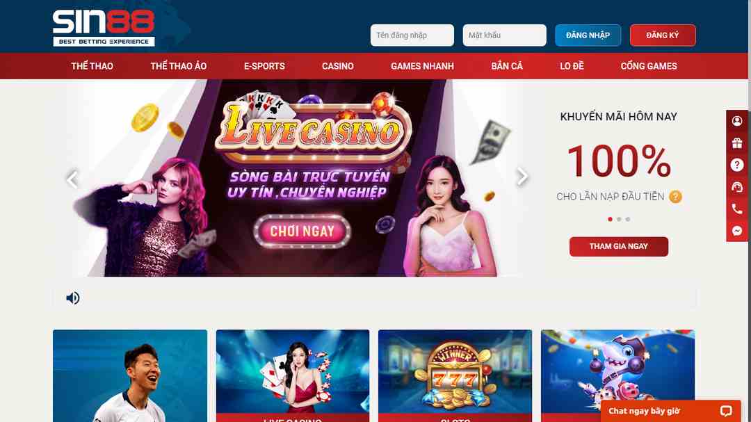 Danh gia chat luong dich vụ nha cai Sin88