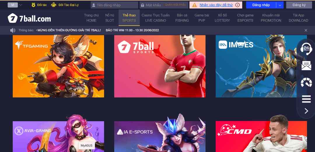 Game bóng đá cược sôi động ở 7ball mang đến trải nghiệm mới lạ 
