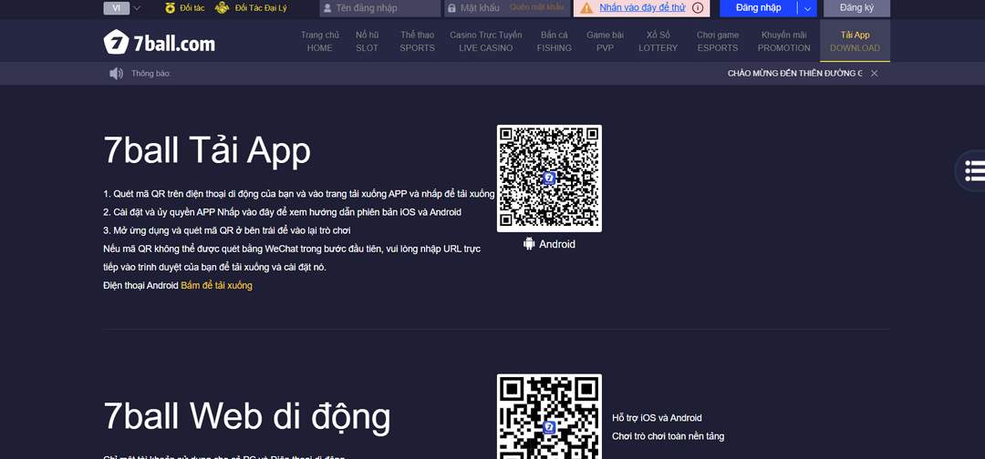 App 7ball với sự tiện lợi hút hồn game thủ đến trải nghiệm
