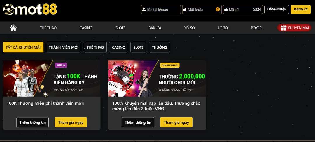 Game thủ truy cập vào trang web chính thống của Mot88