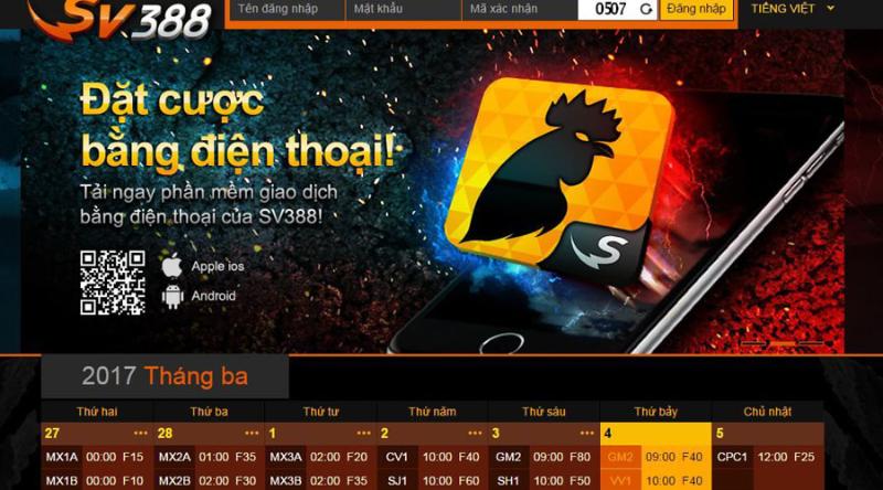 Tại trang chủ của nhà cái, bạn chọn vào mục "Tải App"