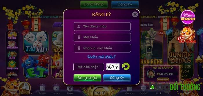 Các bước đăng ký Choáng Game trên điện thoại (IOS và Android)