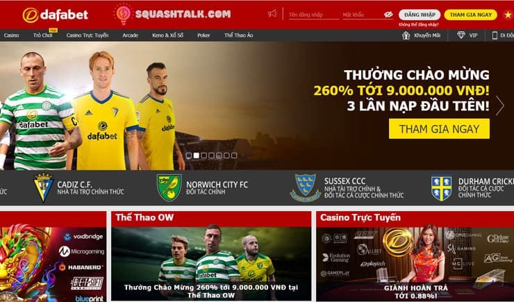 Cá Cược Thể Thao DAFABET