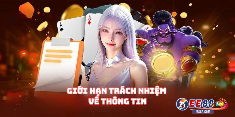 Giới Hạn Trách Nhiệm Về Thông Tin Trên Website