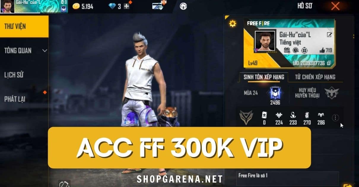 Mua Nick FF 8k