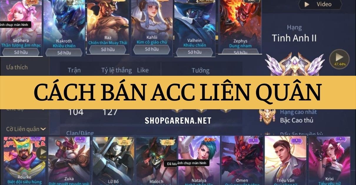 Cach Ban Acc Lien Quan