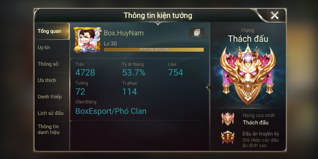 Hình nick FF Rank Thách Đấu