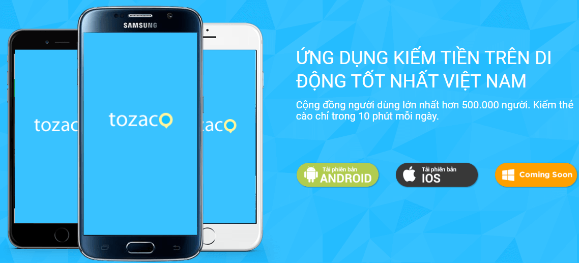 Tozaco – làm nhiệm vụ đổi thưởng kiếm thẻ sò Garena