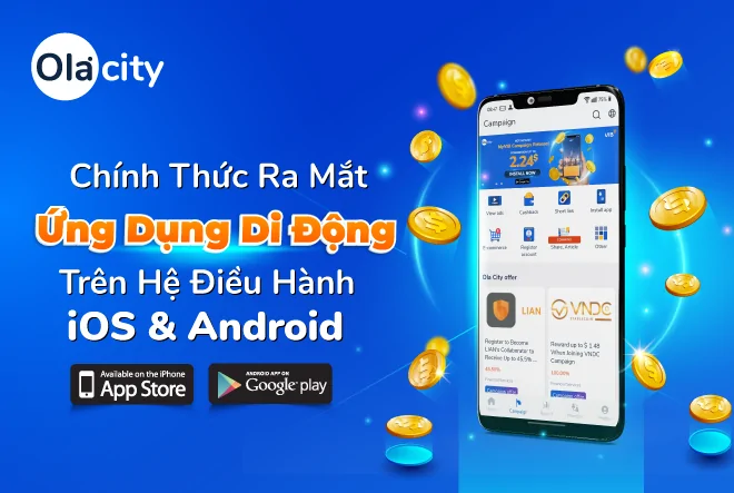 Ứng dụng kiếm tiền online Ola City