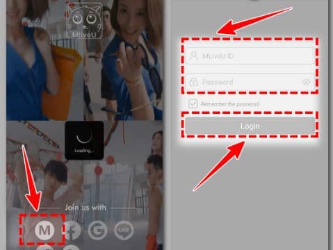 Đăng nhập tài khoản MMLIVE