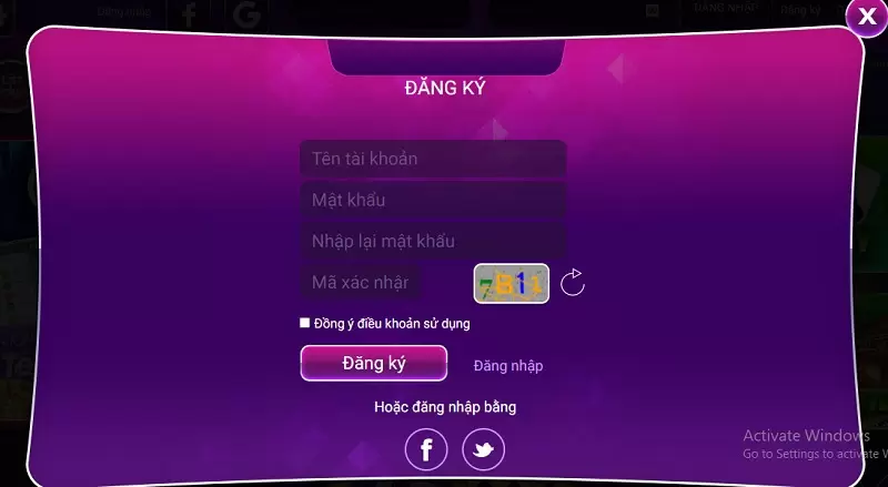 Thủ tục đăng ký Gamvip siêu nhanh