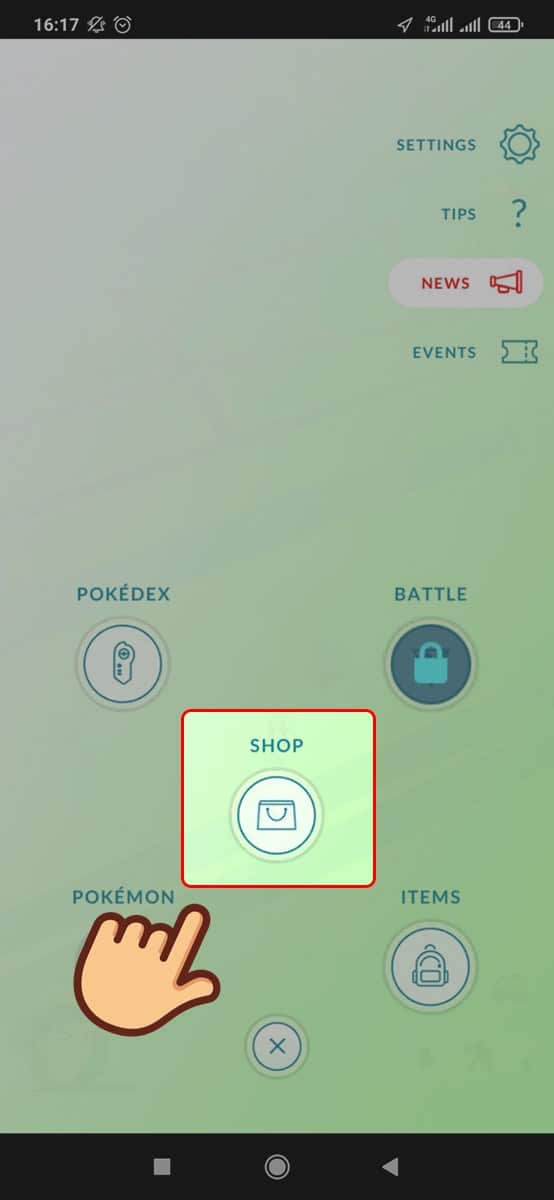 Chọn Shop Code Pokemon Go