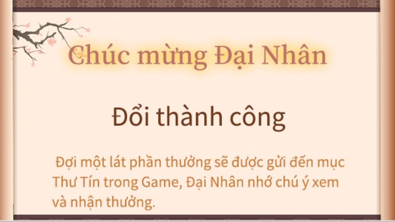 Sử dụng code Ta là quan lão gia thành công Sử dụng code Ta là quan lão gia thành công