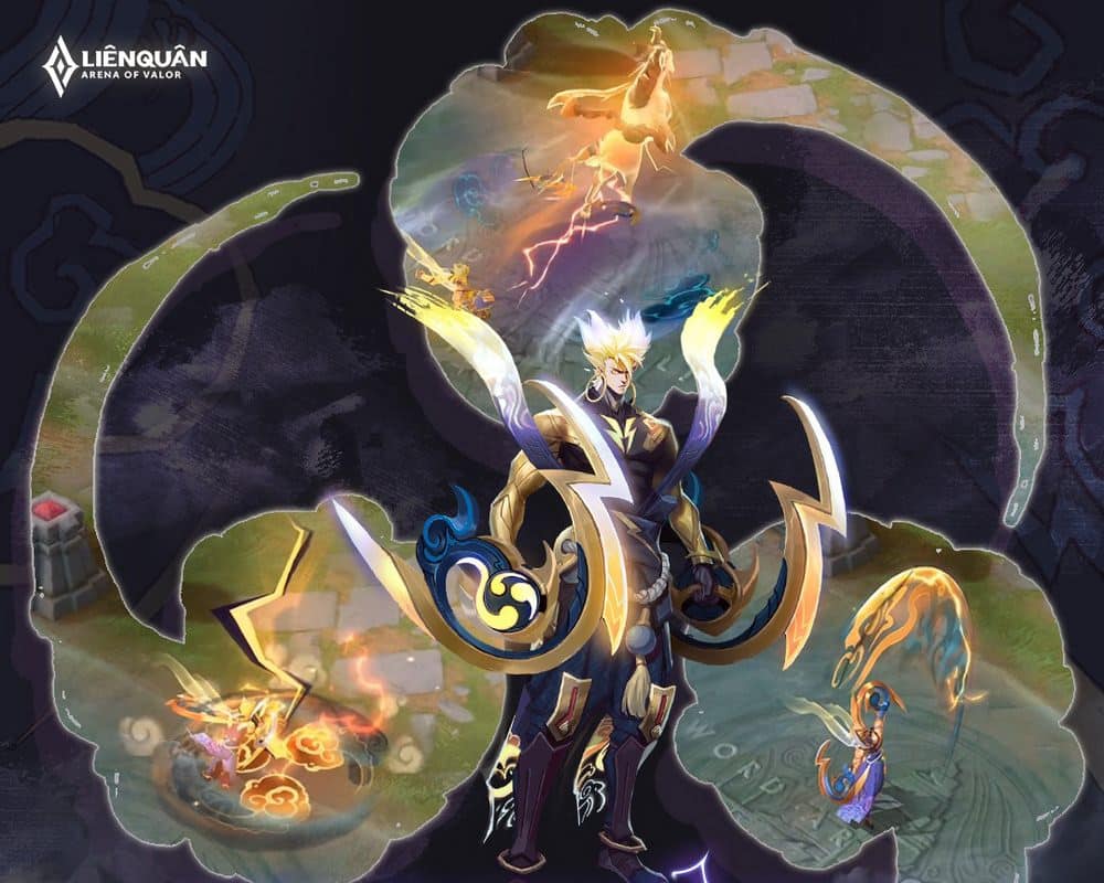 Avatar Nakroth Lôi Thần hoạt hoạ