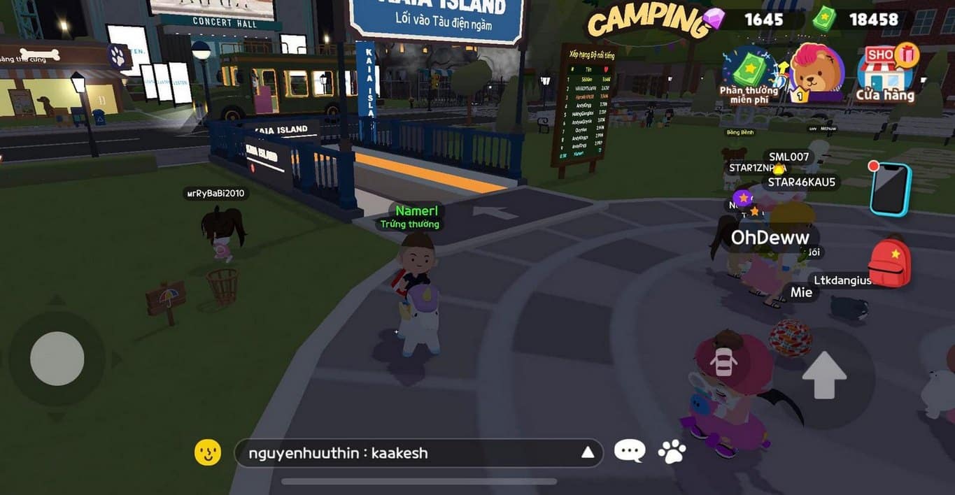 Hình game Play Together giàu nhiều kim cương