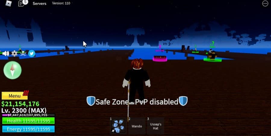 Hình tài khoản game Blox Fruit level 2300