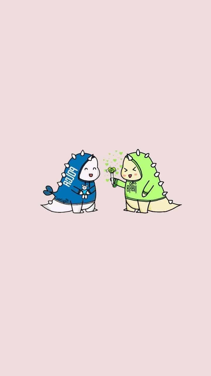 Avatar hình nền khủng long cute FF dễ thương