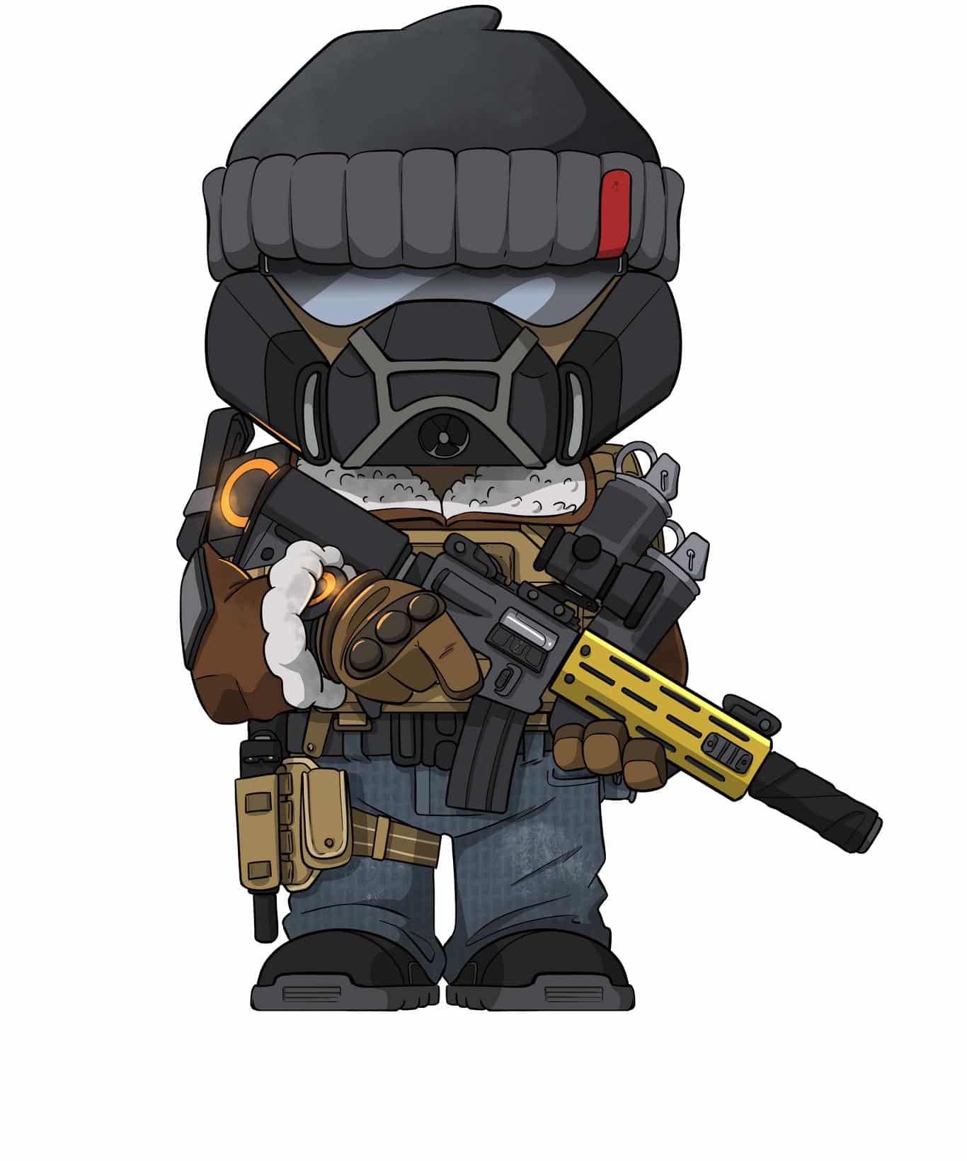 Cute game hình Free Fire chibi dễ thương nhất