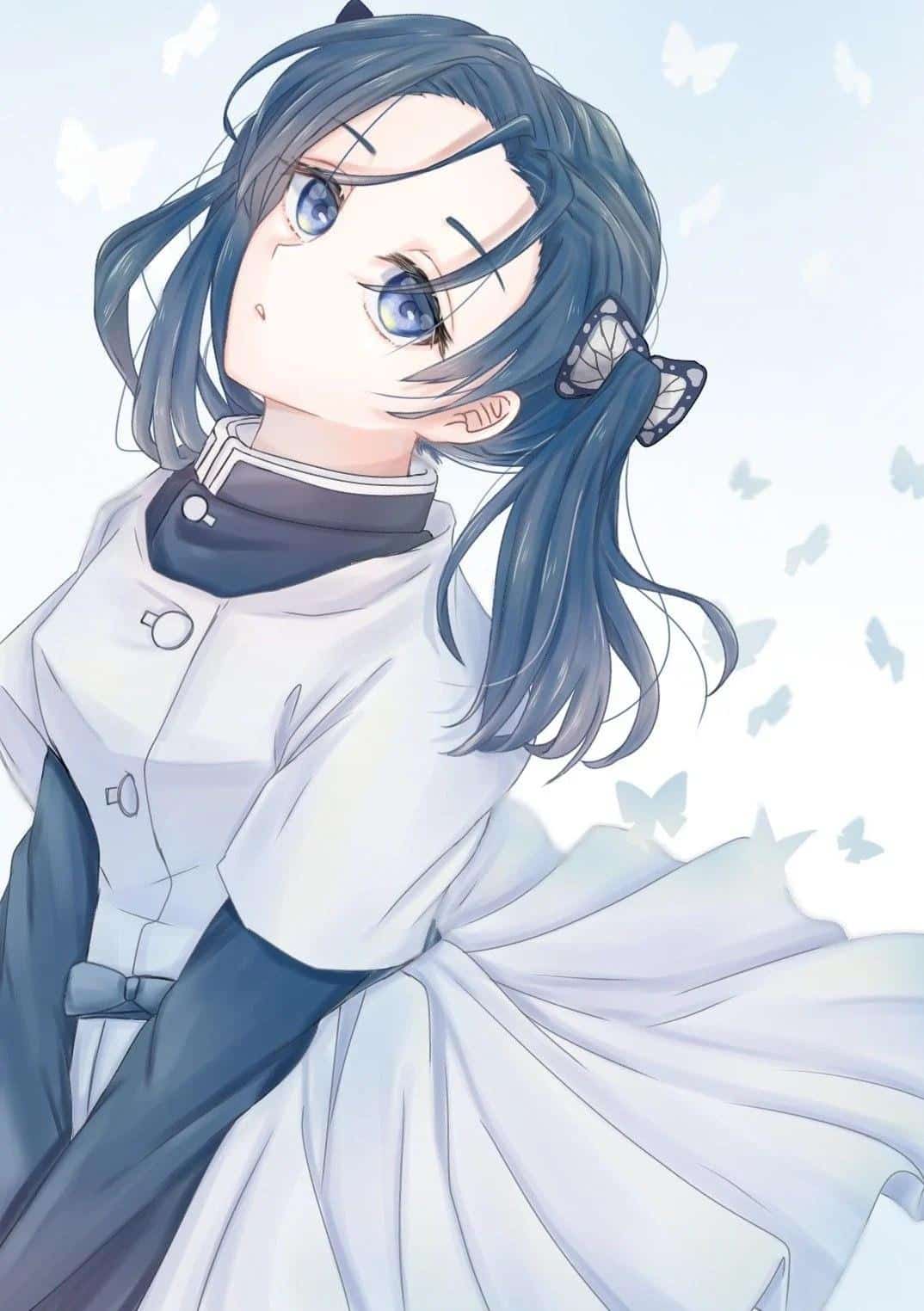 Hình Aoi Kimetsu dễ thương
