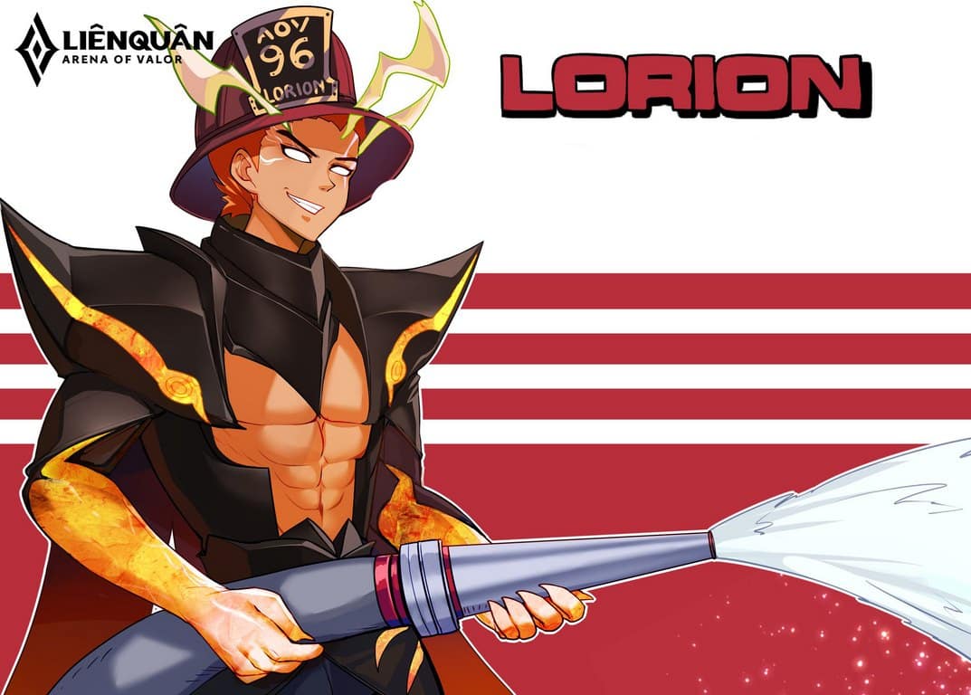 Hình Lorion hỏa vân tà thần