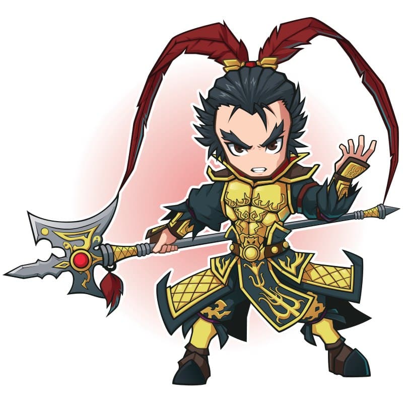 Hình Lữ Bố chibi đẹp nhất