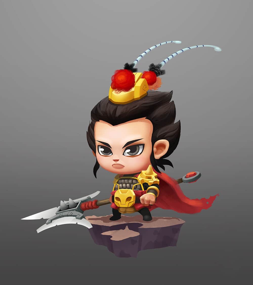 Hình Lữ Bố cute đẹp nhất