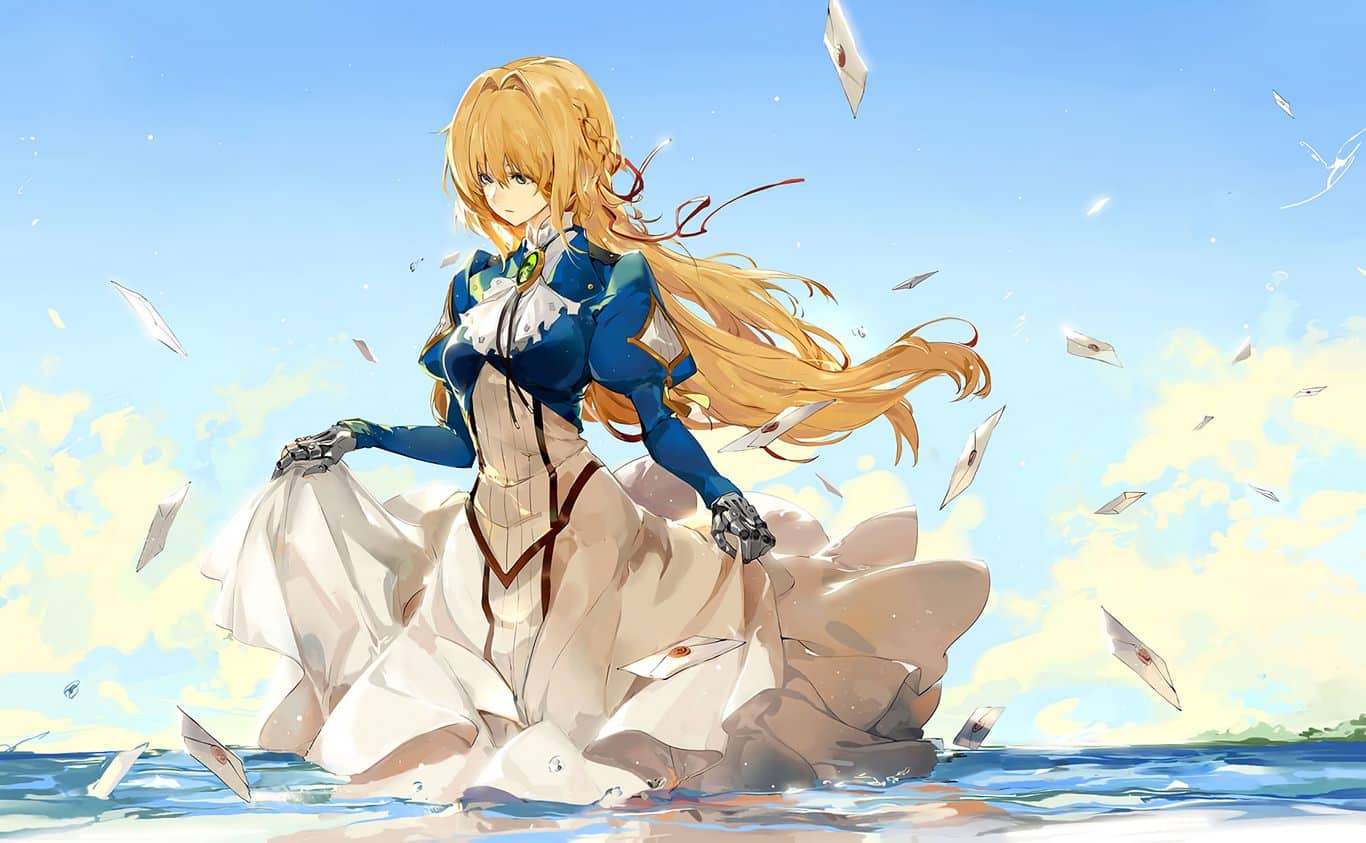 Hình Violet Evergarden 4K đẹp