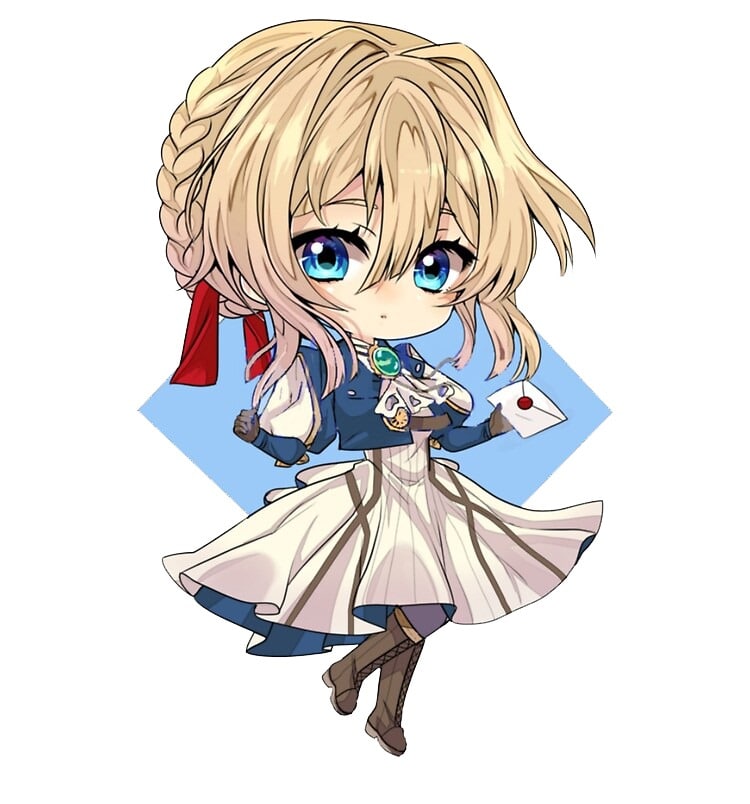 Hình Violet Evergarden chibi