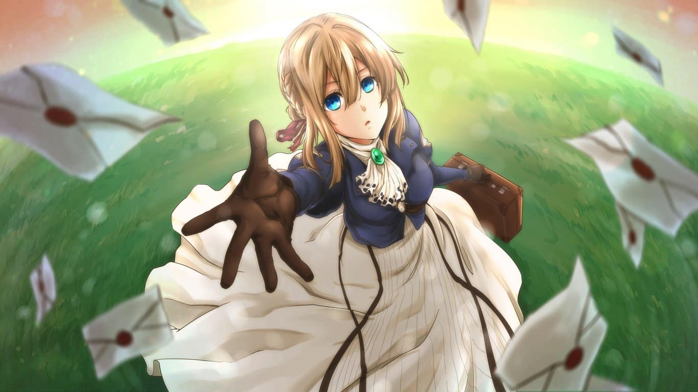 Hình Violet Evergarden cute dễ thương