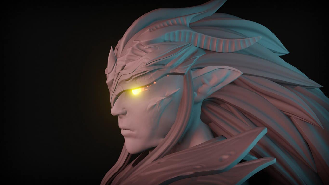 Hình Yasuo Ma Kiếm 3D 4K