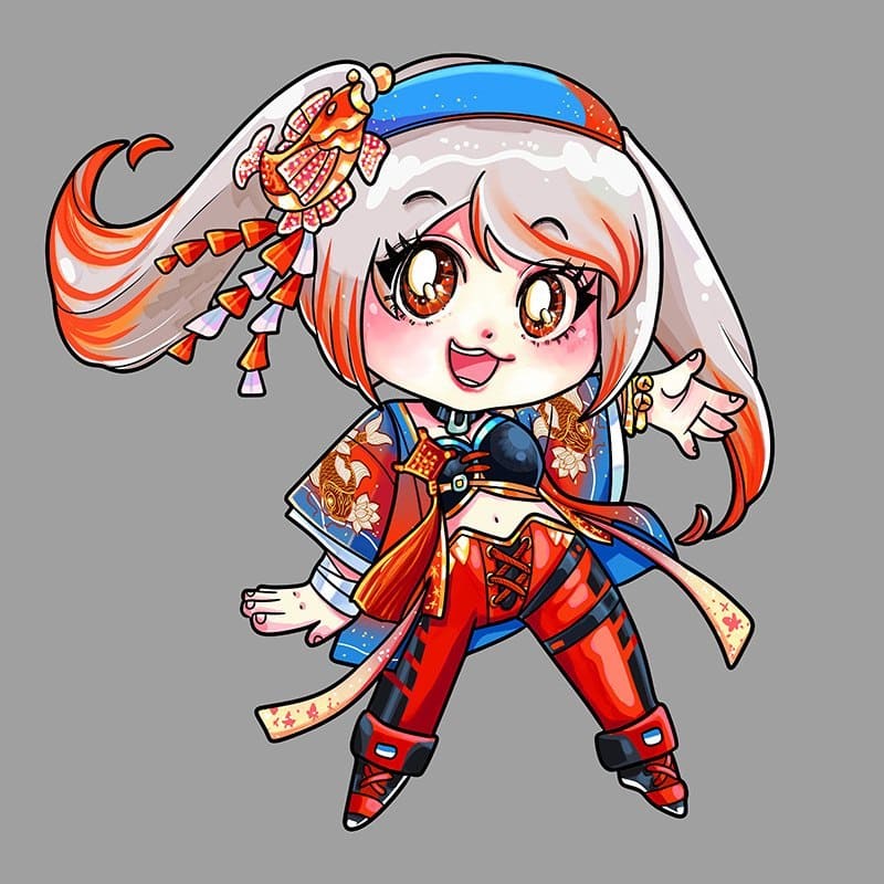 Hình anime FF nữ cute dễ thương
