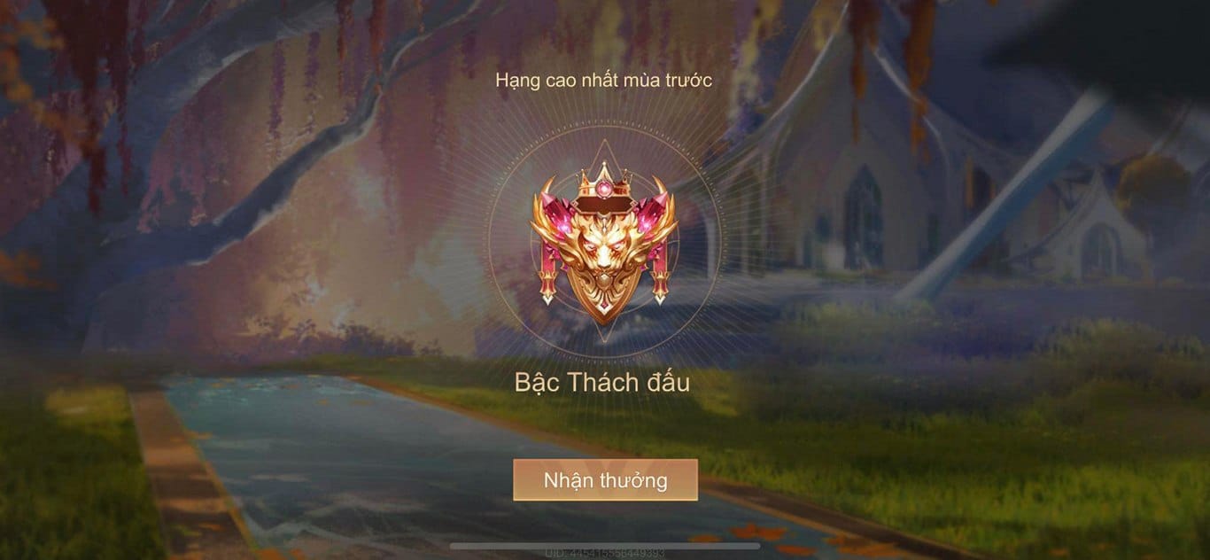 Hình lên rank Thách Đấu Liên Quân