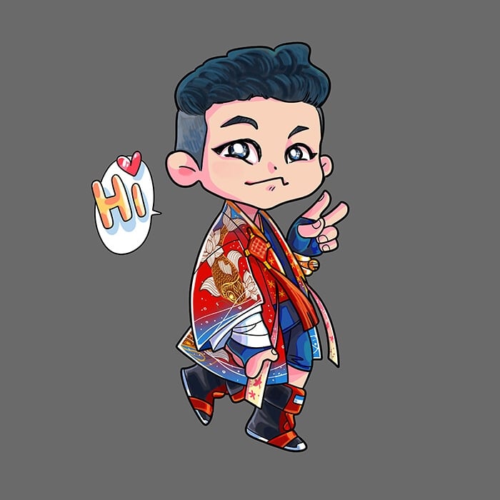 Hình nền FF cute nam chibi