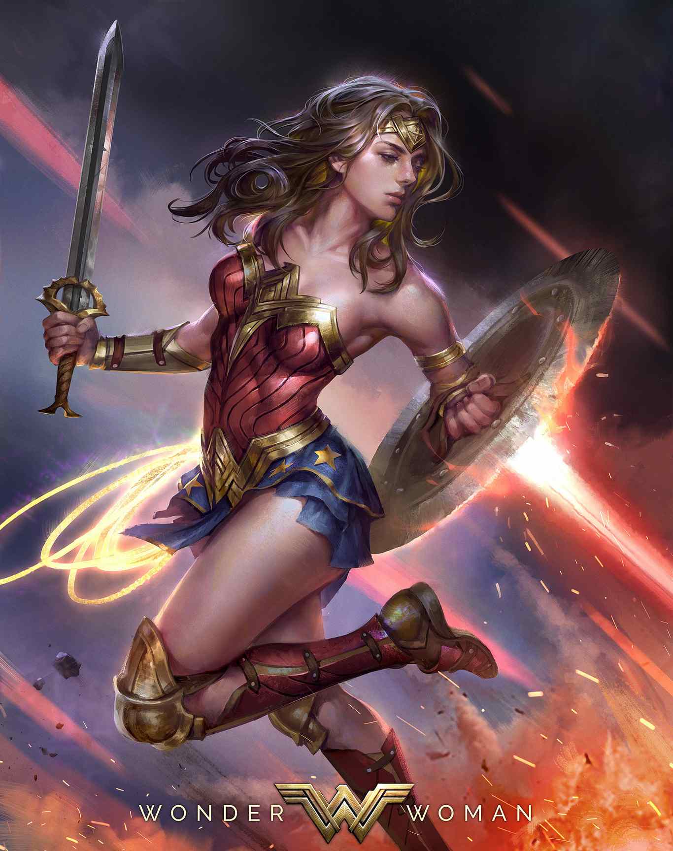 Hình nền Wonder Woman cho điện thoại full HD