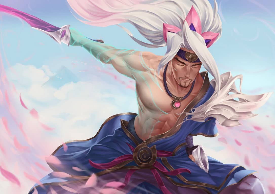 Hình nền Yasuo Anh Hùng Lãng Kiếm cho máy tính 4K