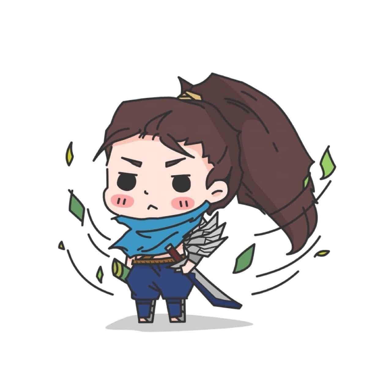 Hình nền Yasuo chibi