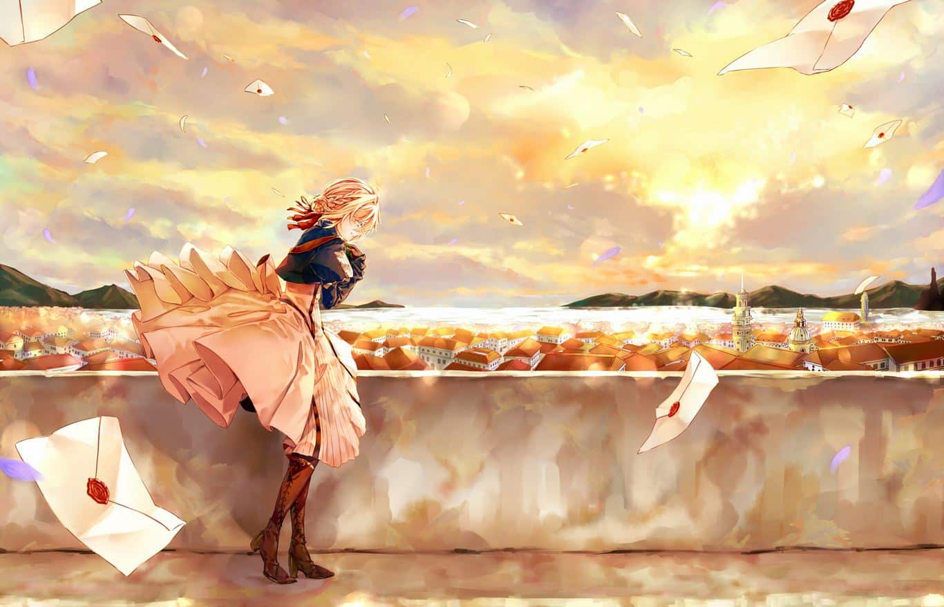 Hình nền máy tính Violet Evergarden 4K