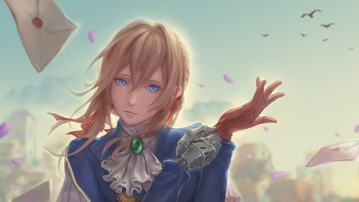 Hình nền máy tính Violet Evergarden đẹp