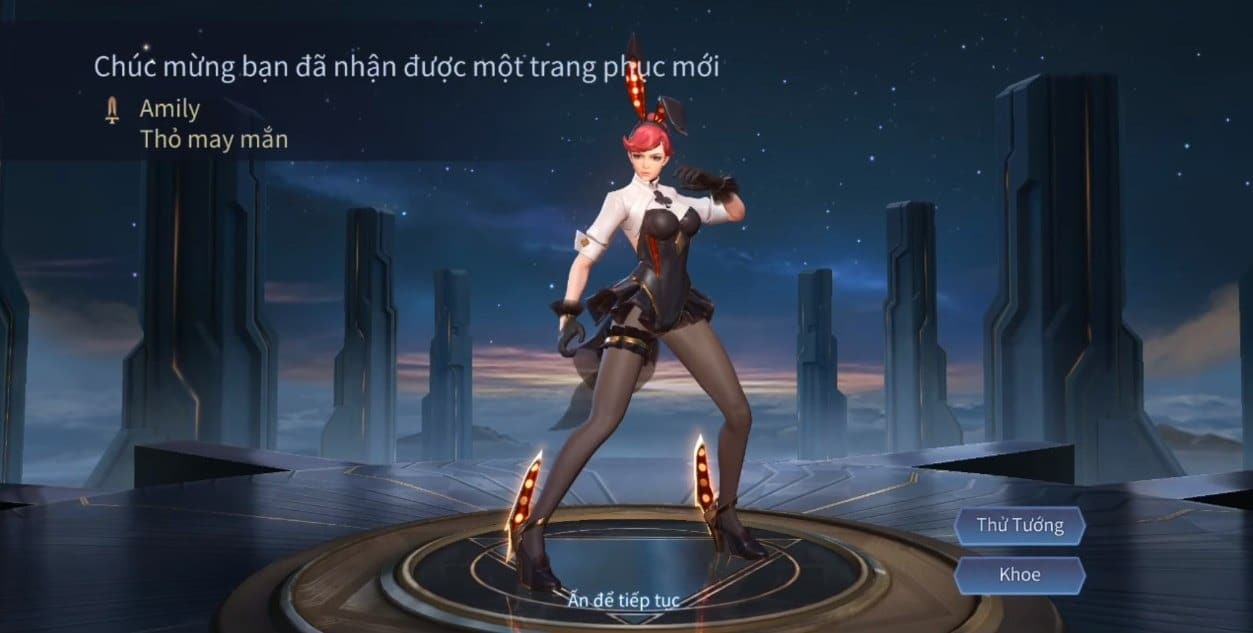 Hình nhận trang phục Liên Quân mới nhất