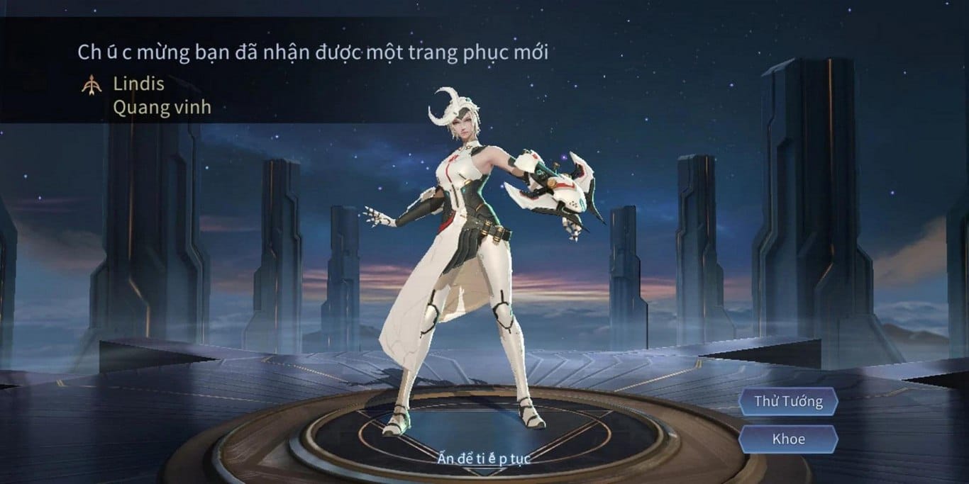Hình nhận trang phục Liên Quân siêu chất