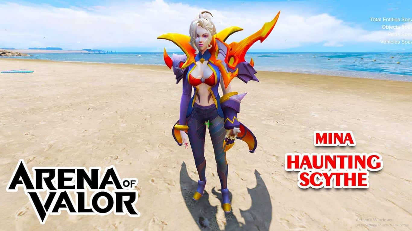 Hình tướng Mina ngầu 3D