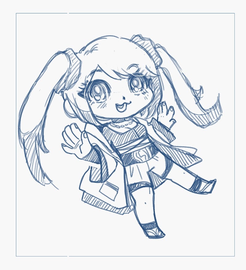 Hình vẽ Free Fire chibi đẹp nhất