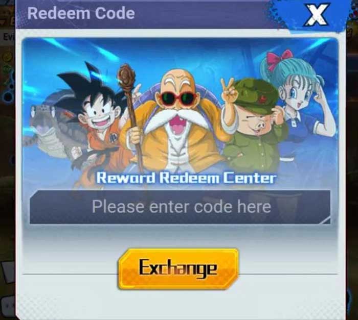 Cách Nhập Code Dragon Ball Legends