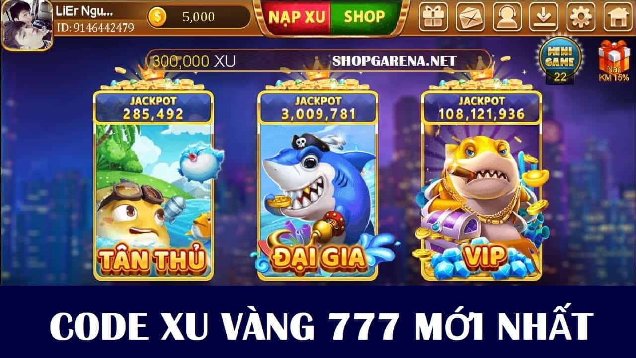 Code Xu Vang 777