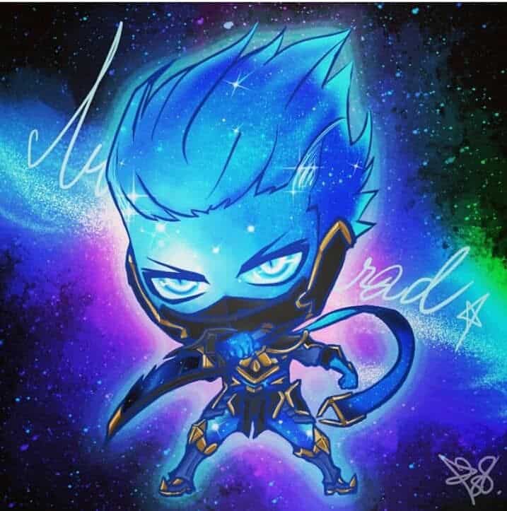 Ảnh Nakroth Lôi Quang Sứ ngầu chibi