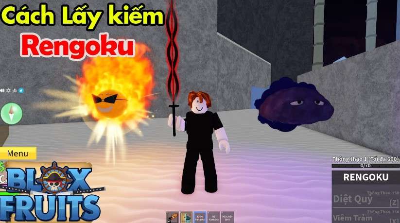 Cách lấy chìa khóa ẩn để lấy kiếm Rengoku